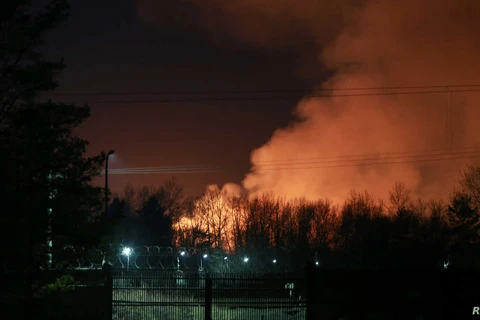 Cuộc bạo loạn dẫn đến hỏa hoạn tại nhà tù ở Irkutsk. (Nguồn: Reuters)