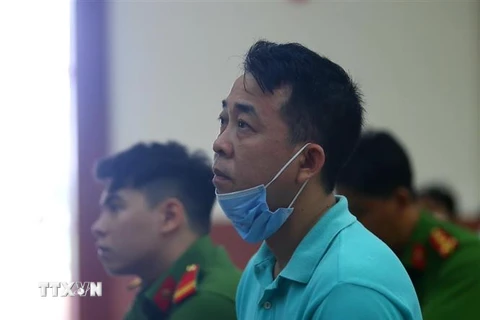 Bị cáo Nguyễn Minh Hùng dù không kháng cáo nhưng vẫn được triệu tập đến phiên tòa. (Ảnh: Thành Chung/TTXVN)