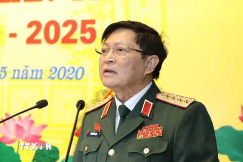 Đại tướng Ngô Xuân Lịch, Ủy viên Bộ Chính trị, Phó Bí thư Quân ủy Trung ương, Bộ trưởng Bộ Quốc phòng. (Ảnh: Văn Điệp/TTXVN)