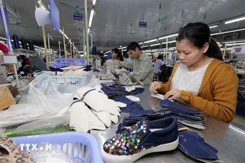 Hiệp định RCEP sẽ là cơ hội lớn cho cho ngành da giày của Việt Nam xuất khẩu sang thị trường EU. (Ảnh: TTXVN)