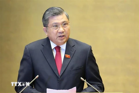 Chủ nhiệm Ủy ban Đối ngoại của Quốc hội Nguyễn Văn Giàu. (Ảnh: Dương Giang/TTXVN)