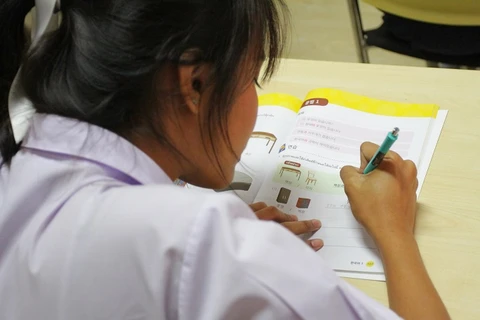 Học sinh Thái Lan trong một tiết học tiếng Hàn. (Nguồn: koreabizwire.com)