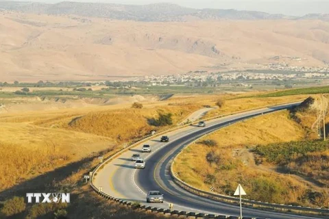 Thung lũng Jordan, khu vực Israel có ý định sáp nhập. (Ảnh: Reuters/TTXVN)