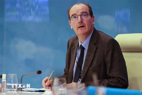 Ông Jean Castex tại một cuộc họp ở Paris, Pháp. (Ảnh: AFP/TTXVN)