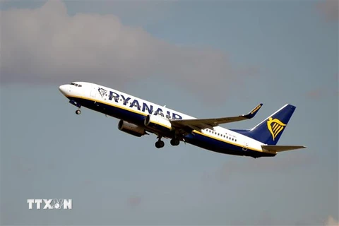 Một máy bay của hãng hàng không Ryanair. (Ảnh: AFP/TTXVN)