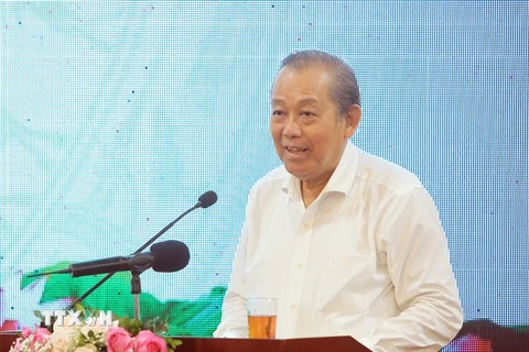 Phó Thủ tướng Thường trực Chính phủ Trương Hòa Bình làm Trưởng ban Chỉ đạo. (Ảnh: An Đăng/TTXVN)