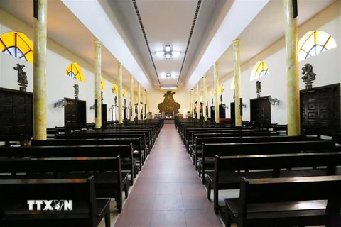 Tòa Tổng Giám mục Sài Gòn tạm ngưng các sinh hoạt cộng đồng. Ảnh minh họa. (Ảnh: Anh Tuấn/TTXVN)