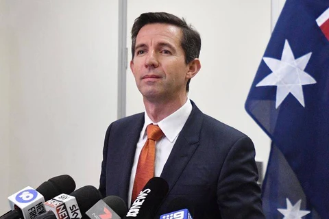 Bộ trưởng Thương mại Australia Simon Birmingham. (Nguồn: canberratimes.com.au)