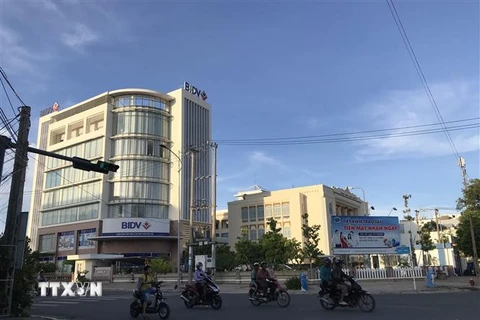 Ngân hàng BIDV Chi nhánh Phú Yên. (Ảnh: Phạm Cường/TTXVN)