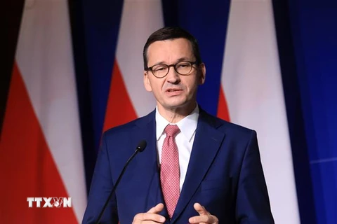 Thủ tướng Ba Lan Mateusz Morawiecki. (Ảnh: AFP/TTXVN)