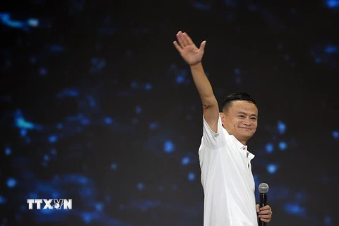 Nhà sáng lập Alibaba Jack Ma tại một sự kiện ở Hàng Châu, tỉnh Chiết Giang, Trung Quốc. (Ảnh: THX/TTXVN)