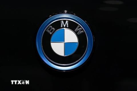 Biểu tượng của Tập đoàn sản xuất ôtô BMW. (Ảnh: AFP/TTXVN)
