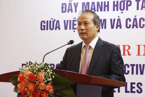 Thứ trưởng Bộ Công Thương Cao Quốc Hưng phát biểu tại Hội thảo. (Nguồn: tapchicongthuong.vn)