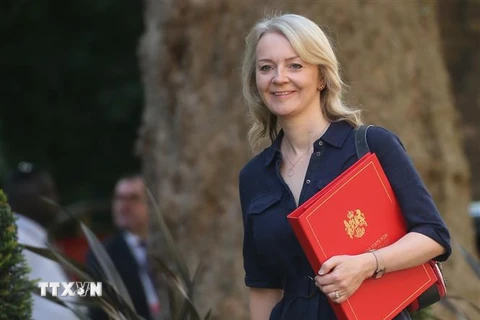 Bộ trưởng Thương mại Anh Liz Truss. (Ảnh: AFP/TTXVN)