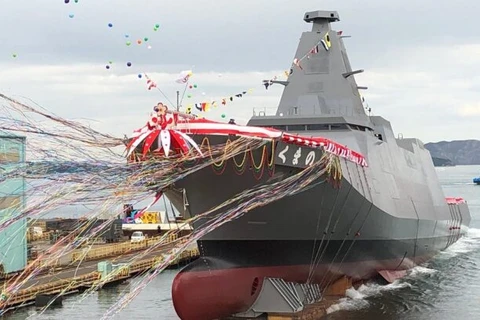 Tàu chiến Kumano. (Nguồn: navalnews.com)
