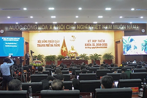 Phiên khai mạc Kỳ họp thứ 16, Hội đồng Nhân dân thành phố Đà Nẵng khóa IX. (Nguồn: hdnd.danang.gov.vn)