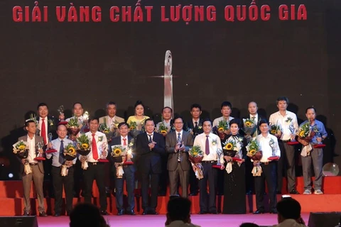 61 doanh nghiệp được tặng Giải thưởng Chất lượng Quốc gia năm 2020. Ảnh minh họa. (Ảnh: PV/Vietnam+)