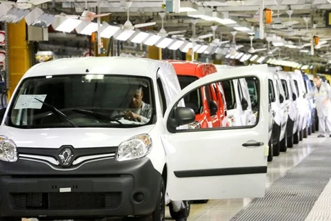 Nhà máy Renault tại Maubege. (Ảnh: MAXPPP)