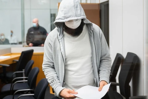 Abu Walaa tại phiên tòa. (Nguồn: ndr.de)