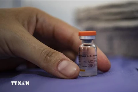 Vaccine phòng COVID-19 của hãng Sinovac. (Ảnh: AFP/TTXVN)