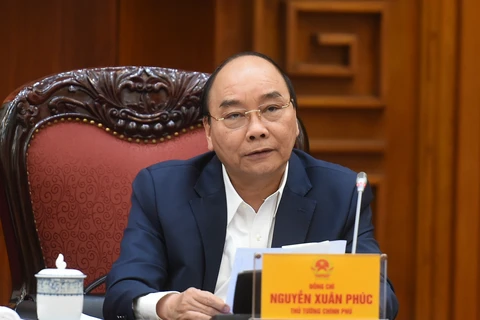 Thủ tướng Nguyễn Xuân Phúc phát biểu tại cuộc họp. (Nguồn: baochinhphu.vn)