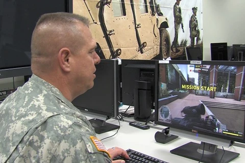 Quân đội Mỹ sử dụng trò chơi trực tuyến rèn luyện kỹ năng tác chiến. (Nguồn: army.mil)