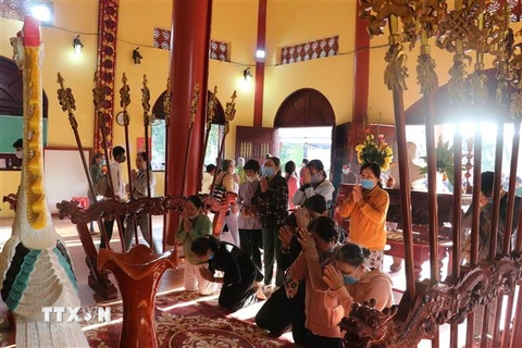Việt Nam nhất quán tôn trọng và đảm bảo quyền tự do tín ngưỡng, tôn giáo của nhân dân. (Ảnh: Nguyễn Văn Trí/TTXVN)