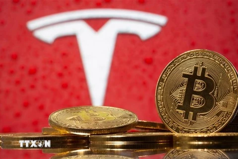 Đồng tiền ảo Bitcoin. (Ảnh: Reuters/TTXVN)