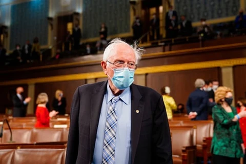 Thượng nghị sỹ Mỹ Bernie Sanders. (Nguồn: theguardian.com)