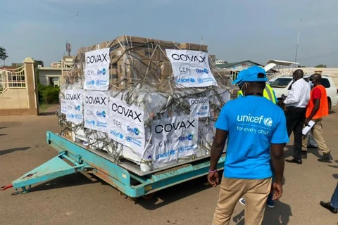 132.000 liều vaccine AstraZeneca được chuyển đến Nam Sudan hồi tháng 3. (Nguồn: UNICEF)