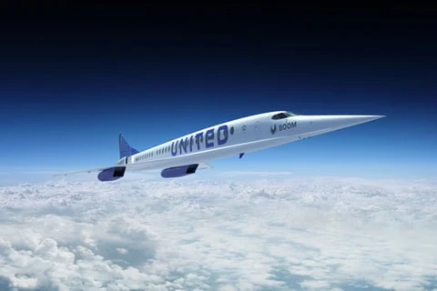 Máy bay siêu thanh Overture của công ty Boom Supersonic. (Nguồn: PA)