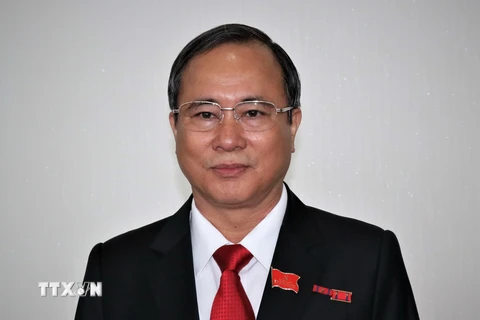 Ông Trần Văn Nam, Bí thư Tỉnh ủy Bình Dương. (Ảnh: Dương Chí Tưởng/TTXVN)