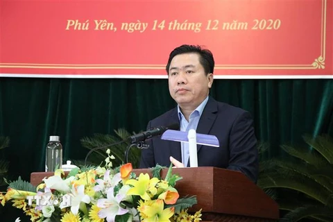 Chủ tịch Ủy ban Nhân dân tỉnh Phú Yên Trần Hữu Thế. (Ảnh: Phạm Cường/TTXVN)