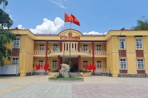 Trụ sở Ủy ban Nhân dân xã Sơn Hà.
