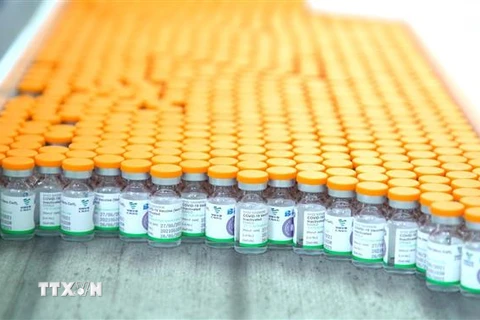 Vaccine phòng COVID-19 của hãng dược Sinopharm tại Bắc Kinh, Trung Quốc. (Ảnh: THX/TTXVN)
