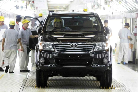 Toyota ngừng hoạt động cả ba nhà máy ở Thái Lan do thiếu phụ tùng. (Nguồn: Reuters)