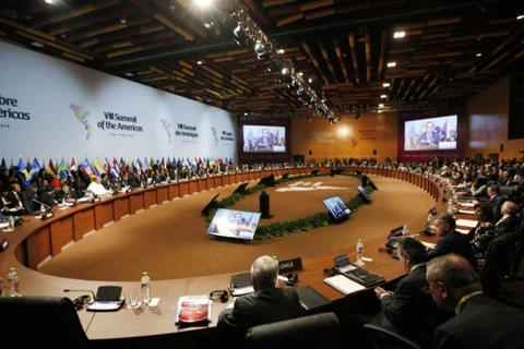 Quang cảnh Hội nghị thượng đỉnh OAS lần thứ 8 tại thủ đô Lima (Peru). (Nguồn: as-coa.org)
