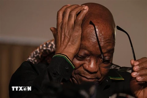 Cựu Tổng thống Nam Phi Jacob Zuma tại quê nhà ở Nkandla. (Ảnh: AFP/TTXVN)