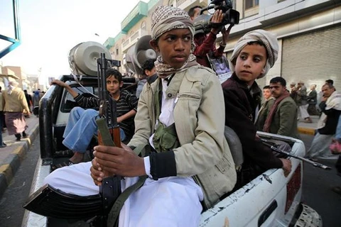 Yemen: Lực lượng Houthi cam kết không tuyển mộ lính trẻ em