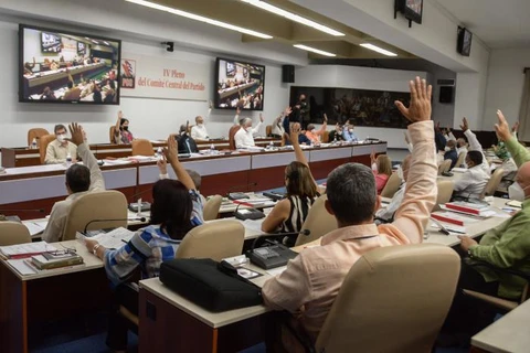 Các đại biểu dự Hội nghị toàn thể Ban Chấp hành Trung ương lần thứ 4, khóa VIII Đảng Cộng sản Cuba. (Nguồn: granma.cu) 