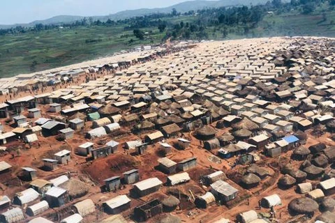 Trại di dân ở tỉnh Ituri. (Nguồn: radiookapi.net)