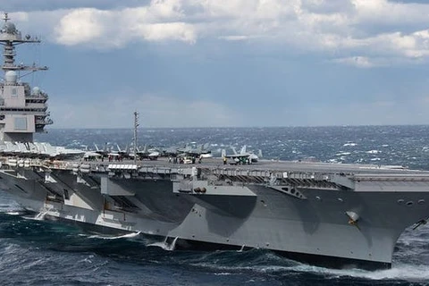 Tàu sân bay USS Gerald R. Ford. (Nguồn: US navy)
