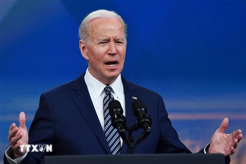 Tổng thống Mỹ Joe Biden. (Ảnh: AFP/TTXVN)