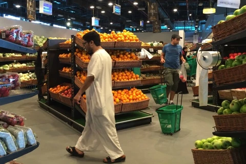 Một siêu thị tại Doha, Qatar. (Nguồn: AFP)