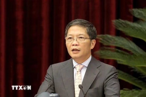 Ủy viên Bộ Chính trị, Trưởng Ban Kinh tế Trung ương Trần Tuấn Anh. (Ảnh: Phương Hoa/TTXVN)
