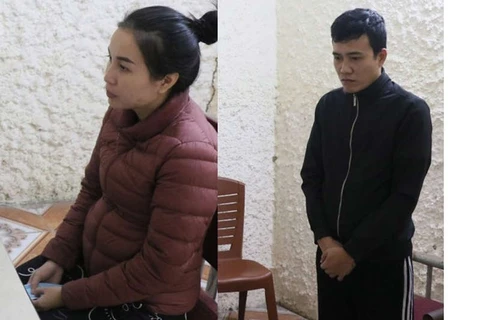 Vợ chồng Mai Chí Phương và Võ Thị Thành bị khởi tố tội lừa đảo chiếm đoạt tài sản. (Ảnh công an cung cấp)