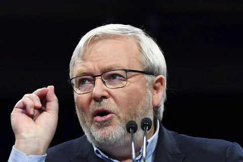 Cựu Thủ tướng Australia Kevin Rudd. (Nguồn: AAP)