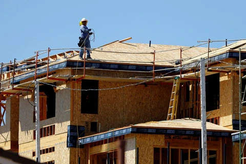 Công nhân xây dựng tại Mỹ. (Nguồn: Reuters)