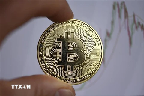Đồng tiền điện tử Bitcoin. (Ảnh: AFP/ TTXVN)