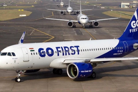 Một máy bay của hãng Go First. (Nguồn: indianexpress.com)